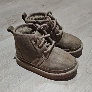 UGG Kids Brown Suede Boots